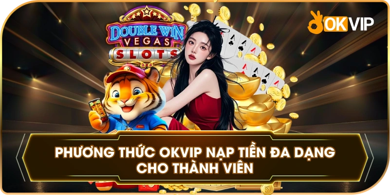 Phương Thức OKVIP nạp tiền đa dạng cho thành viên